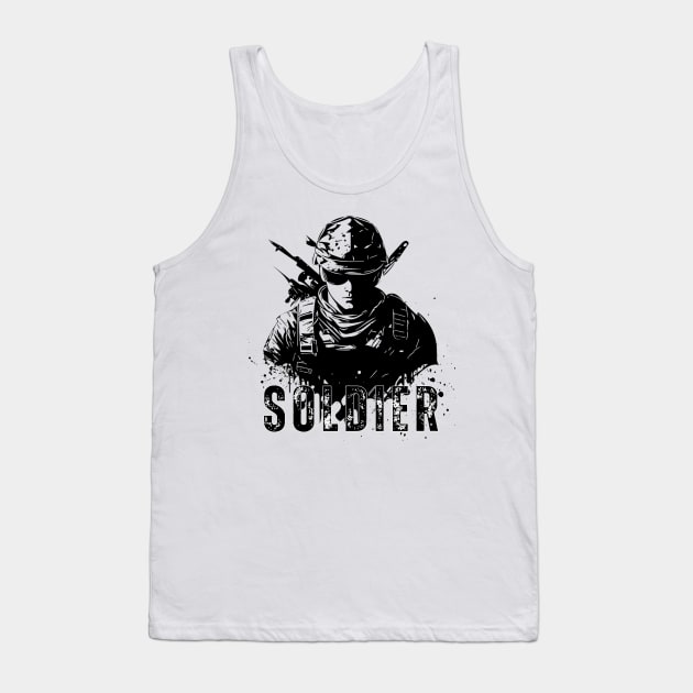 SOLDIER Tank Top by tzolotov